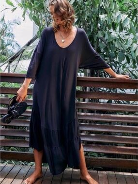 NWT Free People Beach Sunseeker Cotton Maxi Dress